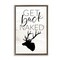 Stupell Industries Get Buck Naked Floating Frame, design by Lux + Me Designs
